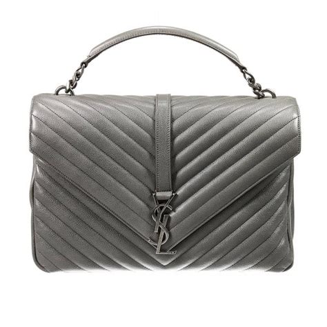 borsa yves saint laurent grigia|ysl borse donna.